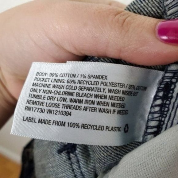 Universal Thread High-Rise Dark Wash Jean Shorts - Picture 6 of 8